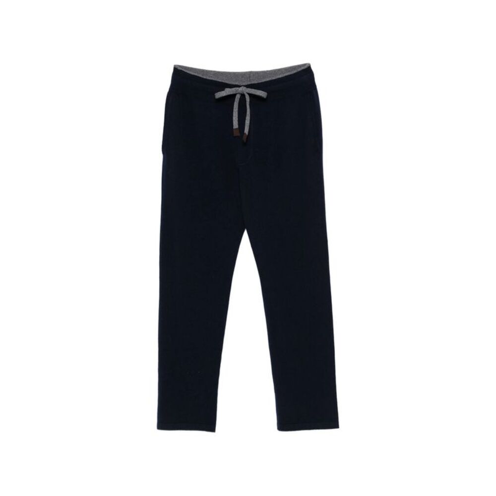Fedeli Blue Trousers - Track Pants Men